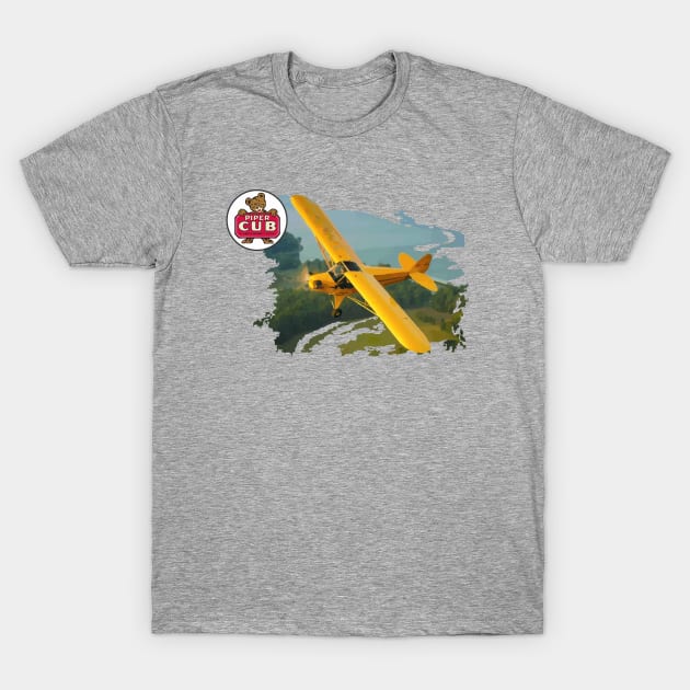 Piper J3 Cub T-Shirt by GregThompson